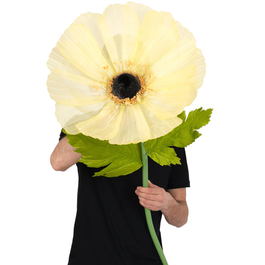 Coreopsis artificial D45xH128 cm galben cu tulpina gigant XL fara suport