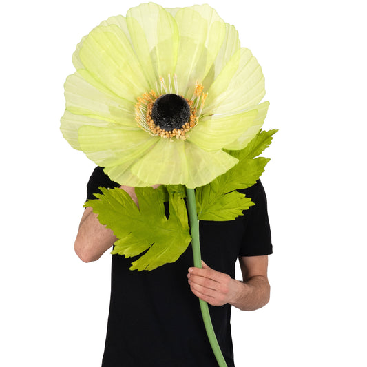 Coreopsis artificial D45xH128 cm verde cu tulpina gigant XL fara suport