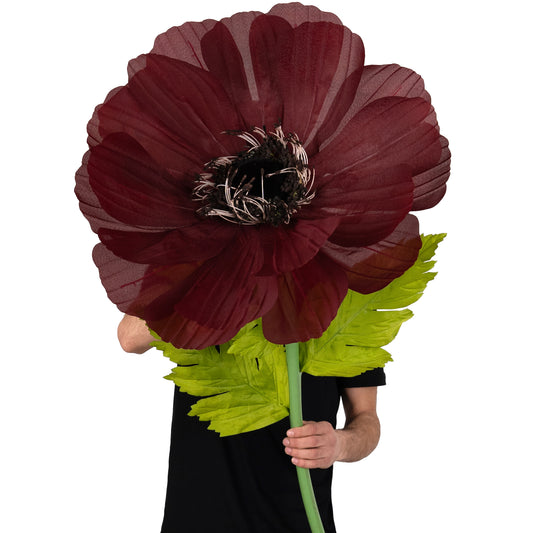 Coreopsis artificial D55xH150 cm burgundy cu tulpina gigant XXL fara suport