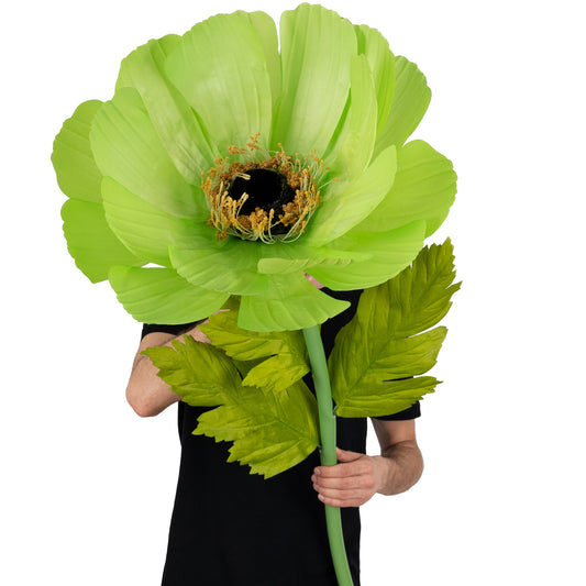 Coreopsis artificial D55xH150 cm verde cu tulpina gigant fara suport