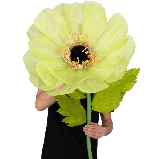 Coreopsis artificial D55xH150 cm verde cu tulpina gigant XXL fara suport