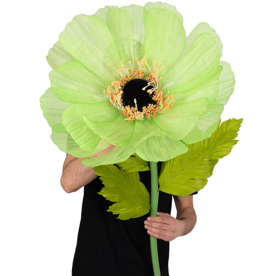 Coreopsis artificial D55xH150 cm verde cu tulpina gigant XXL fara suport