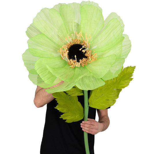 Coreopsis artificial D55xH150 cm verde cu tulpina gigant XXL fara suport