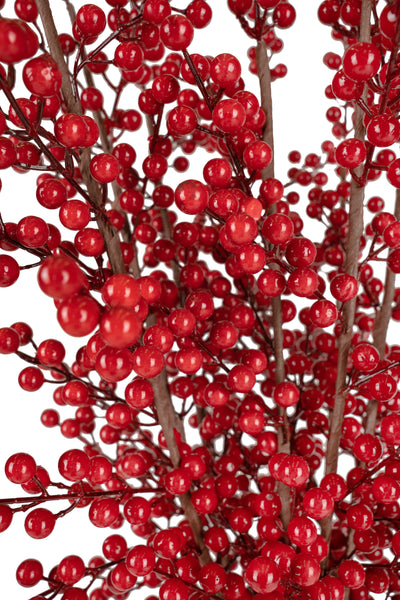 Crenguta artificiala berry H103 cm rosu