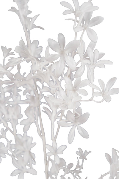 Crenguta artificiala de oncidium H90 cm cu 120 flori. alb