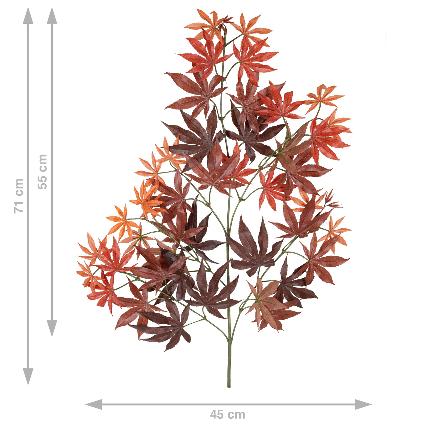 Crenguta cu frunze de Artar 71 cm porocaliu