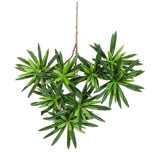 Crenguta cu frunze de Podocarpus 35 cm verde 83513