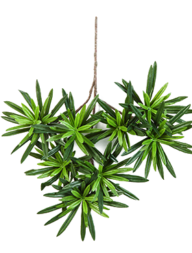 Crenguta cu frunze de Podocarpus 35 cm verde 83513