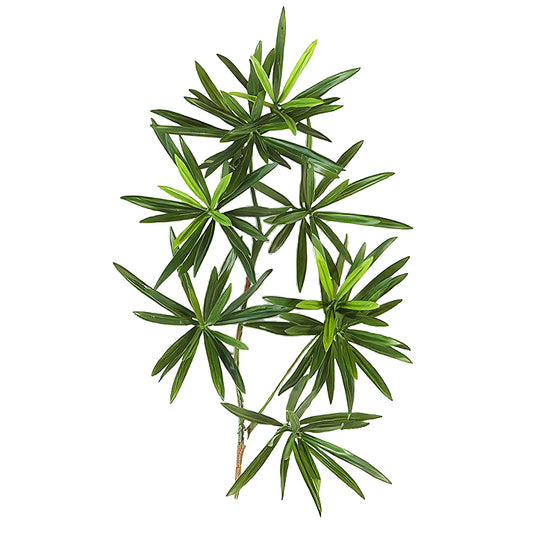 Crenguta cu frunze de Podocarpus 40 cm verde
