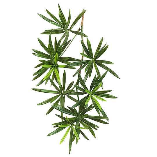 Crenguta cu frunze de Podocarpus 40 cm verde