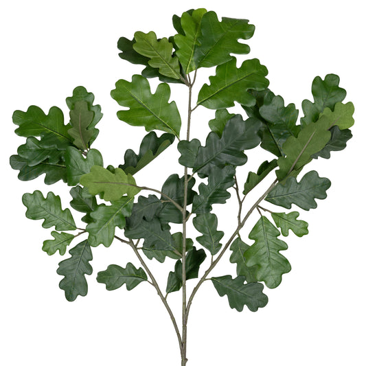 Crenguta cu frunze de Stejar 65 cm verde