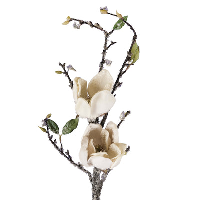 Crenguta de Magnolia 95 cm alb DE