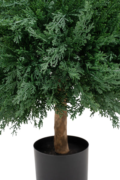 Cypress artificial cu 1044 frunze bol D40xH55 cm cu protectie UV