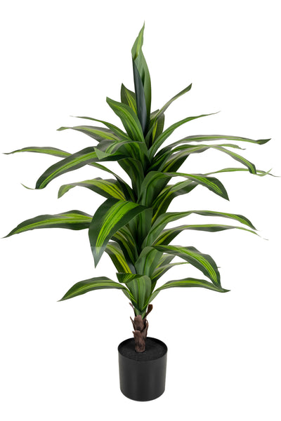 Dracaena artificiala janet craig cu 31 frunze verzi D80xH110cm