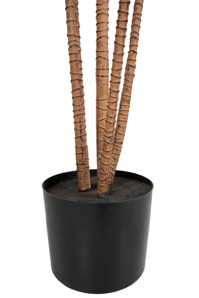 Dracaena artificiala marginata cu 110 frunze verde cu rosu H120 cm