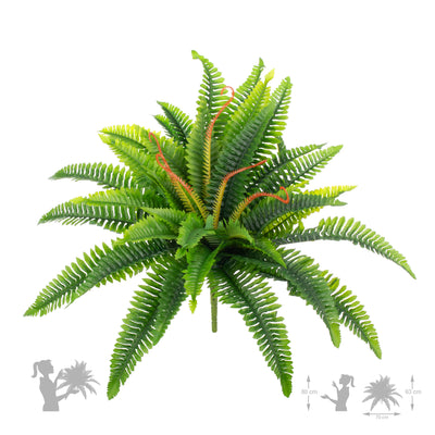 Feriga artificiala Boston cu 38 frunze