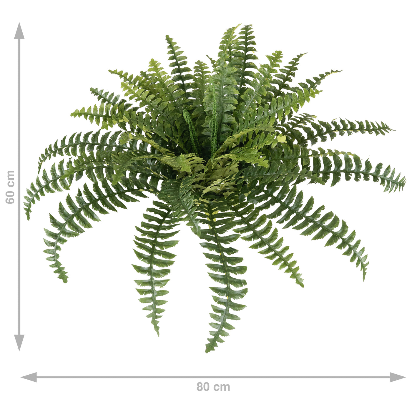 Feriga artificiala Boston cu 48 frunze