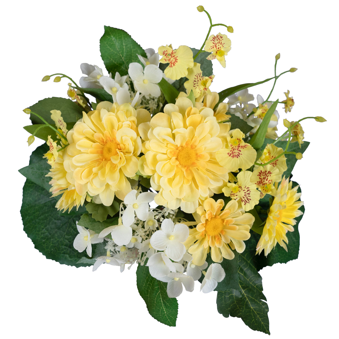 Floare artificiala Buchet mixt HO galben