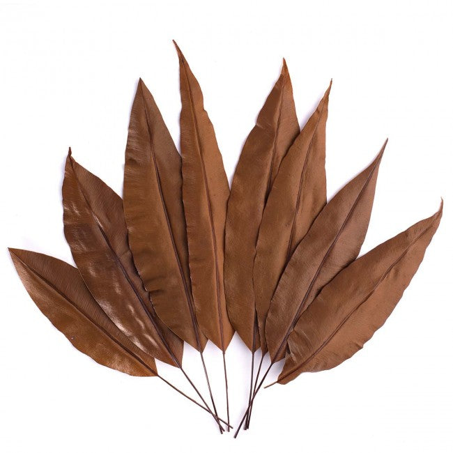 Frunze tropicale H25-35 cm. caramiziu