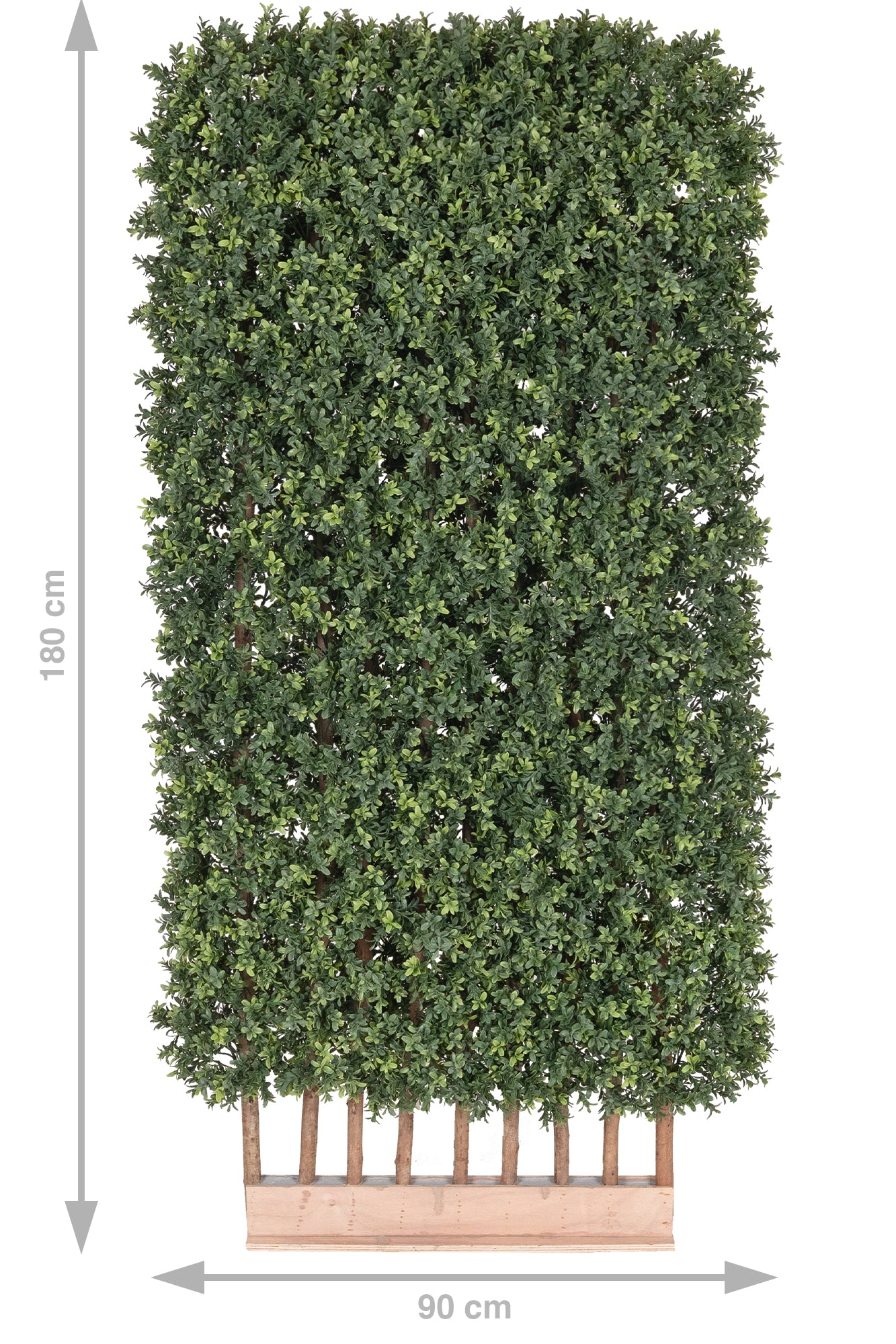 Gard artificial din Buxus H180cm cu lungime 90cm cu protectie UV