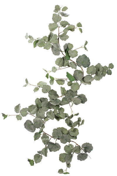 Ghirlanda artificiala muscata 170cm. 128 frunze. verde mat