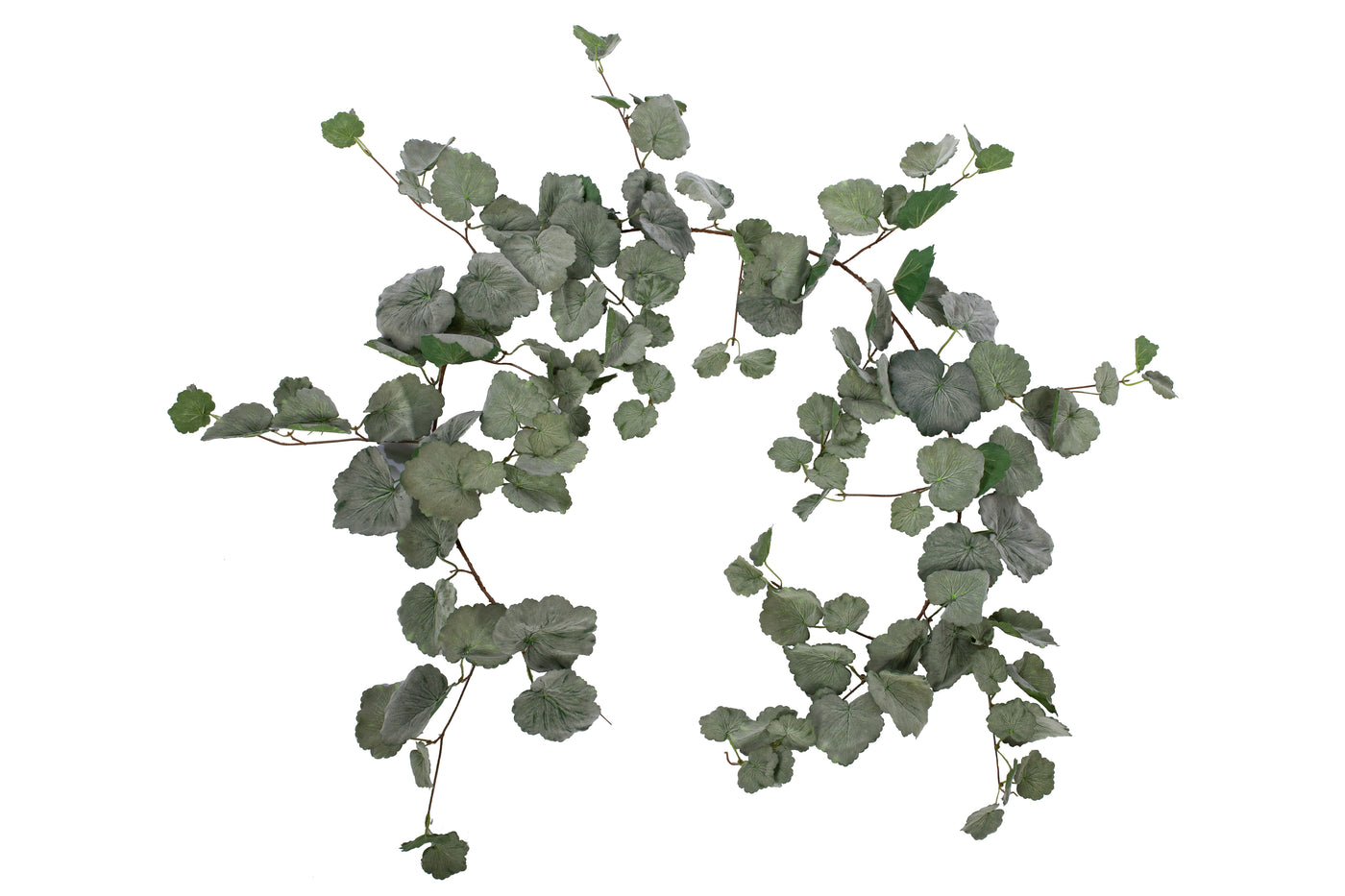 Ghirlanda artificiala muscata 170cm. 128 frunze. verde mat