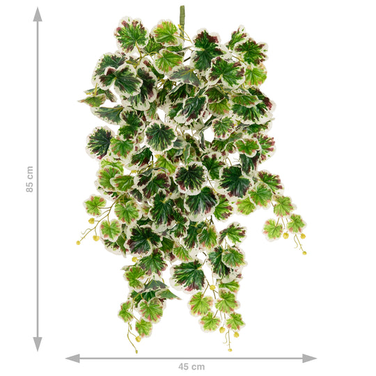 Ghirlanda artificiala muscata 90 cm verde - alb cu protectie UV