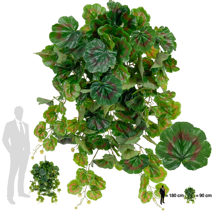 Ghirlanda artificiala muscata 90 cm verde cu protectie UV