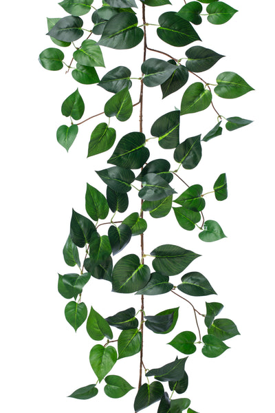 Ghirlanda artificiala pothos 170cm. 138 frunze. verde