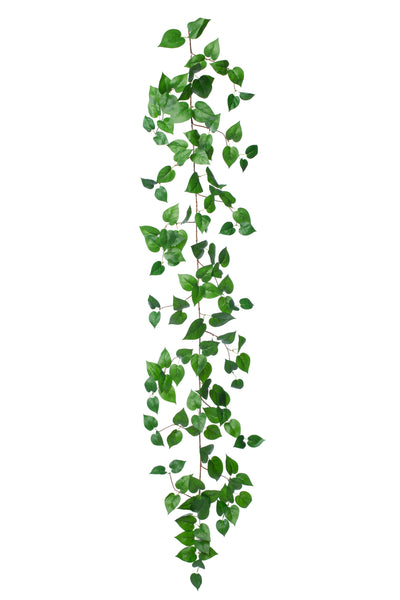 Ghirlanda artificiala scindapsus 170cm. 138 frunze. verde