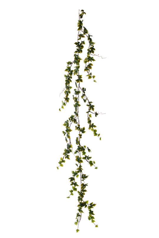 Ghirlanda artificiala vita de vie H200cm cu frunze verde cu galben pentru exterior cu protectie UV