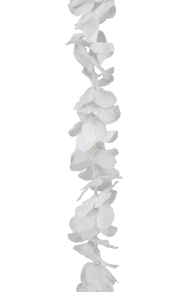 Ghirlanda artificiala de orhidee alba H200 cm
