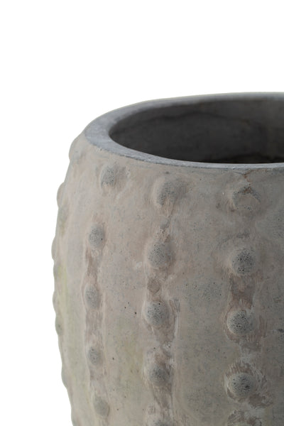 Ghivece Laos H45xD35 cm gri ciment