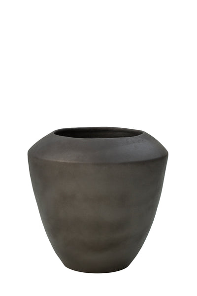 Ghiveci ceramic Coppa 50x50 cm antracit mat