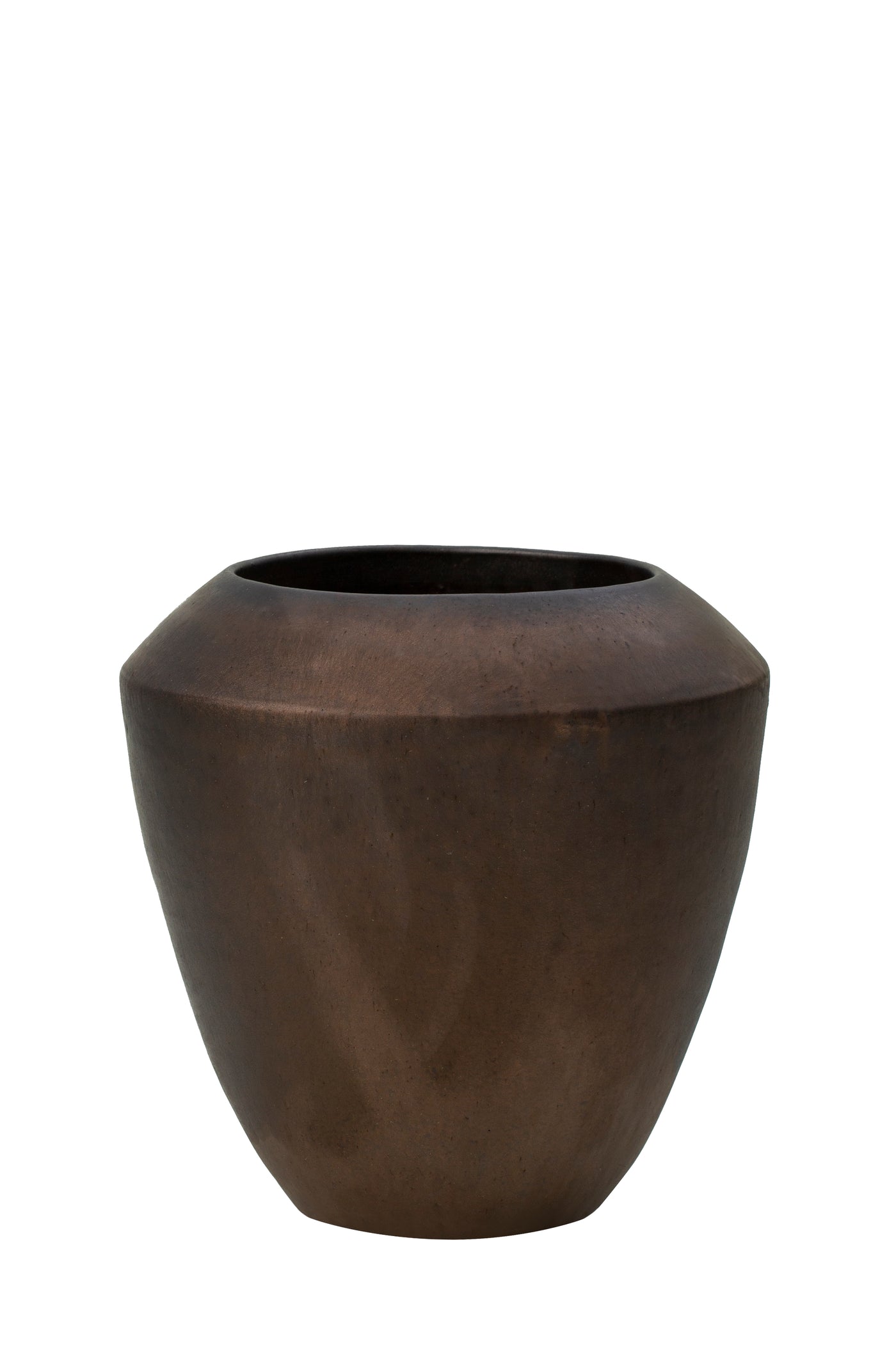 Ghiveci ceramic Coppa 50X50 cm maro antichizat