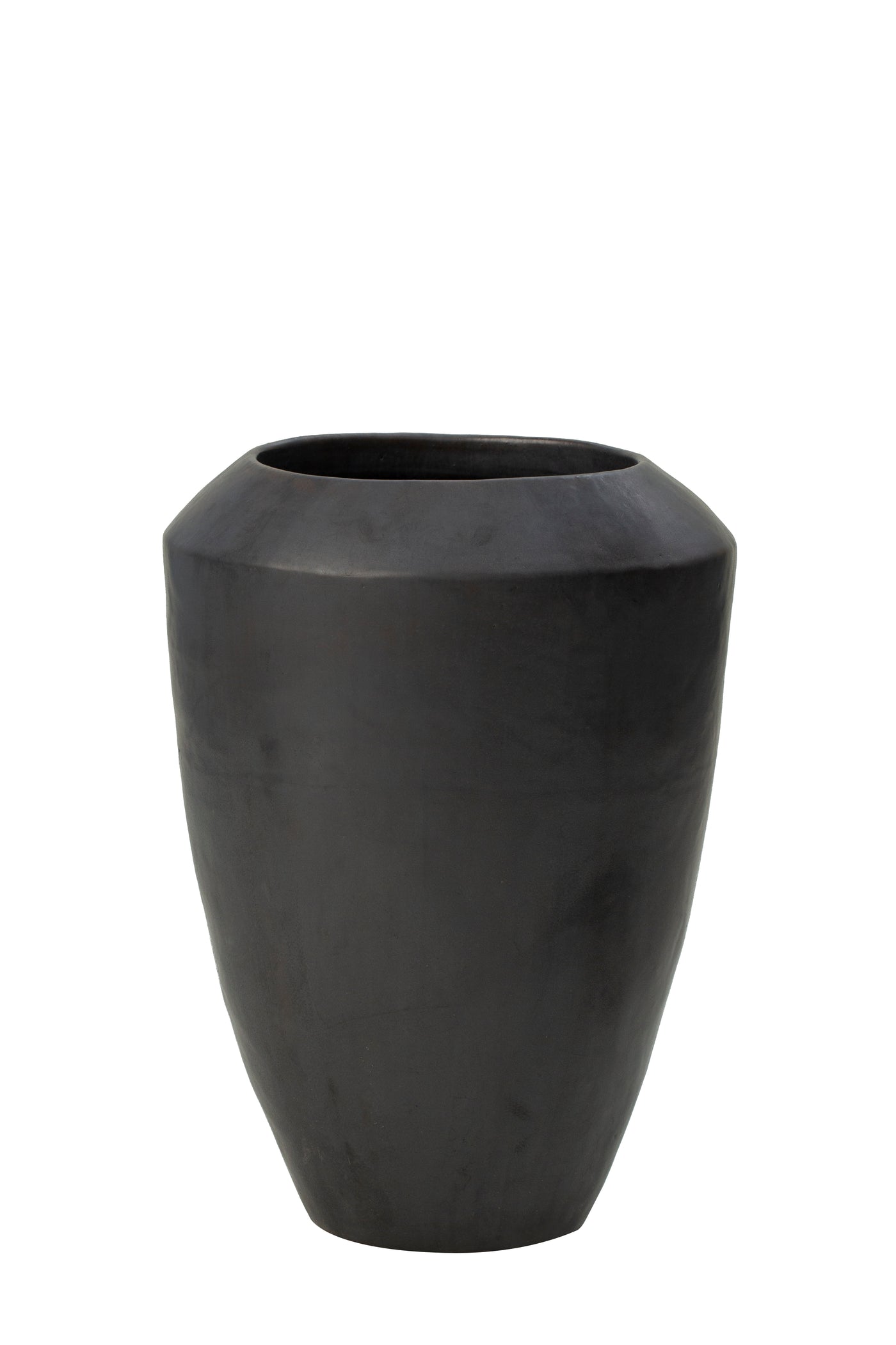 Ghiveci palnte D50xH68 cm ceramic Coppa, antracit semilucios