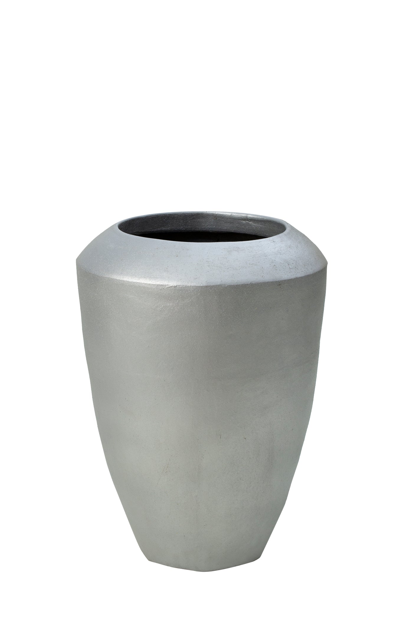 Ghiveci ceramic Coppa 50x68 cm argintiu
