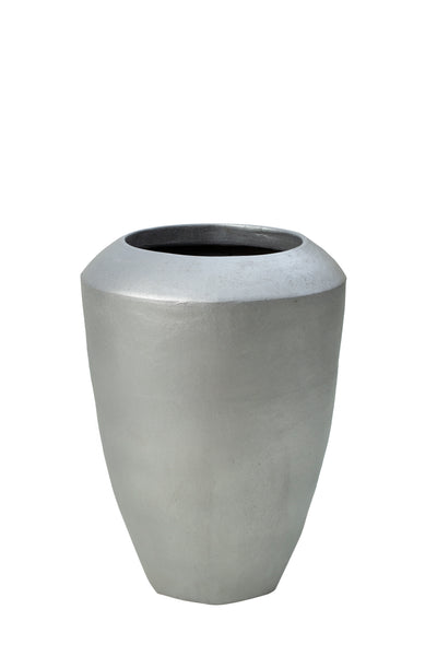 Ghiveci ceramic Coppa 50x68 cm argintiu