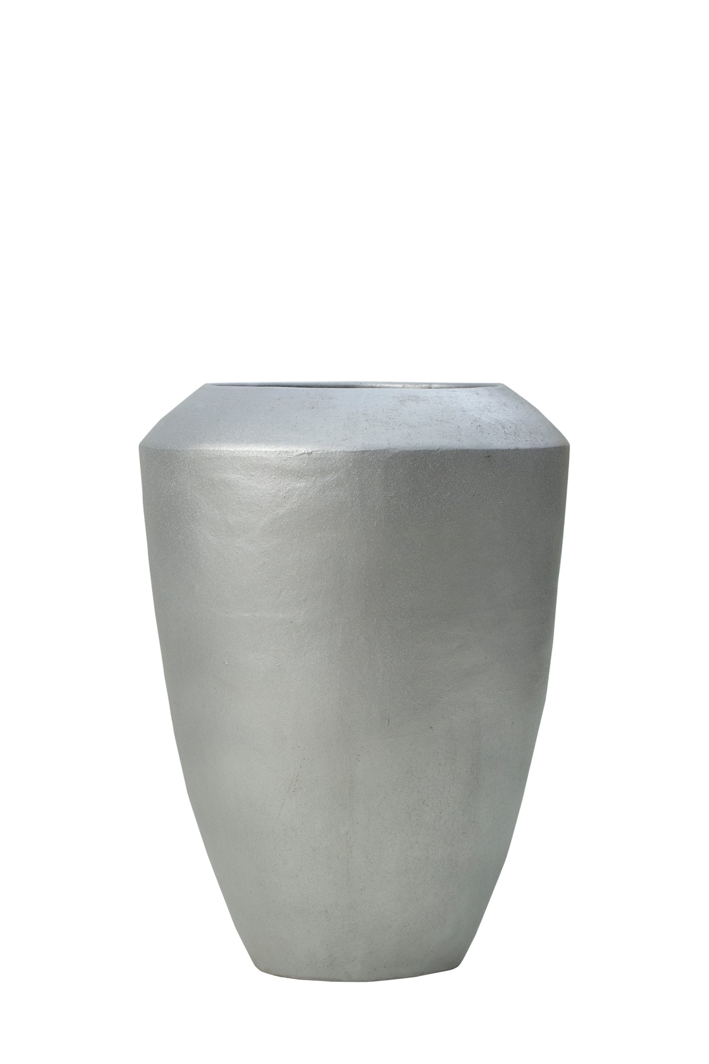 Ghiveci ceramic Coppa 50x68 cm argintiu
