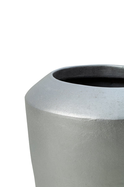 Ghiveci ceramic Coppa 50x68 cm argintiu