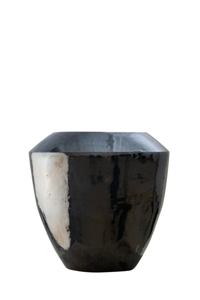 Ghiveci ceramic Coppa Metal 50x50cm metal glaze