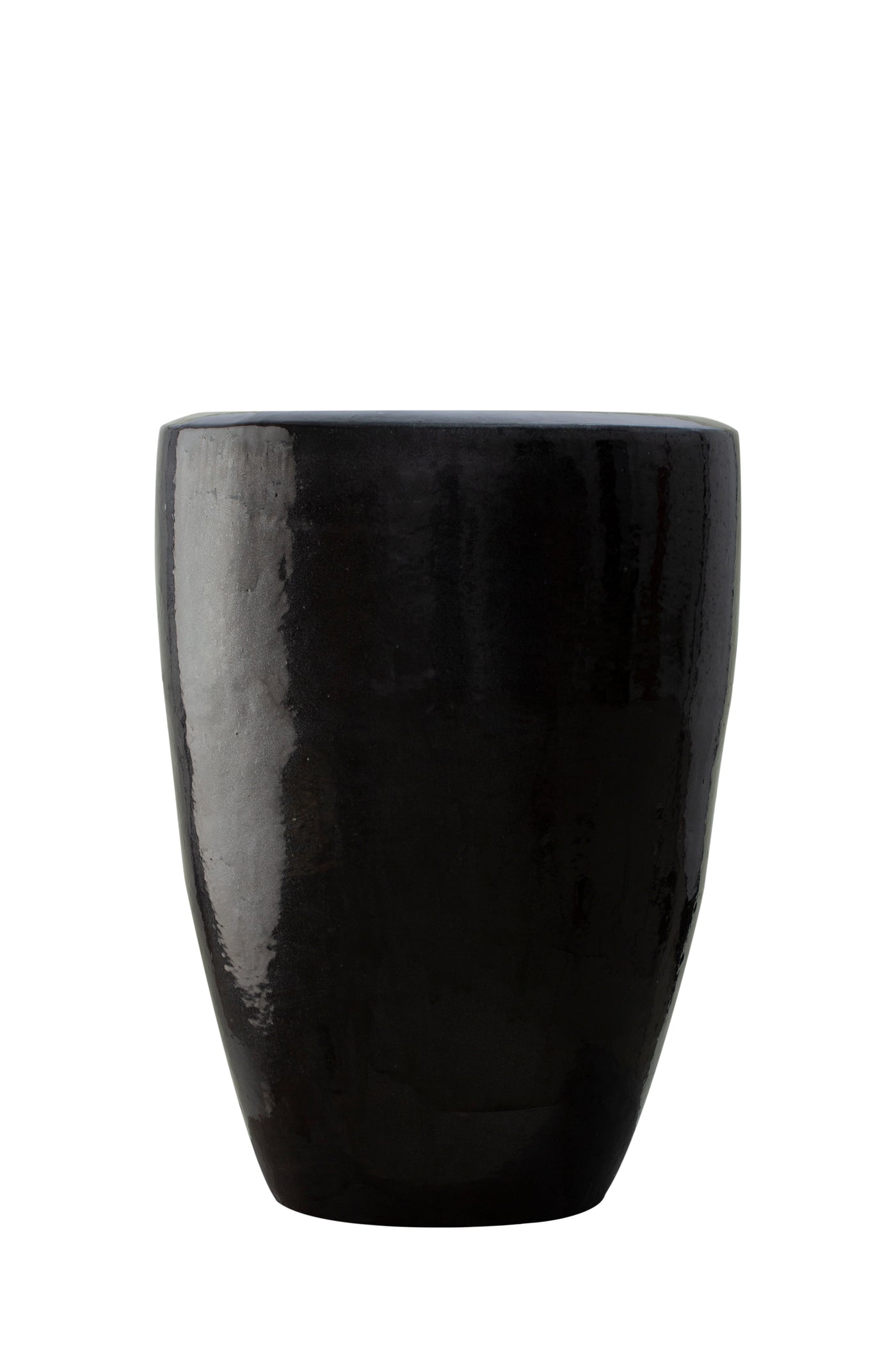 Ghiveci ceramic De Luxe Partner 55x75cm negru lucios