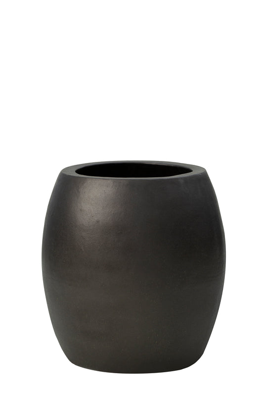 Ghiveci ceramic Duo 55x60cm antracit mat