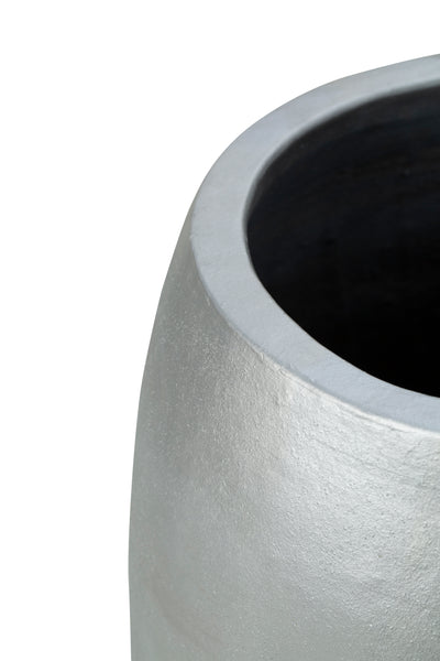 Ghiveci ceramic Duo 55x90cm argintiu