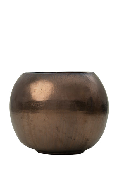 Ghiveci ceramic Globe 66x50cm maron antichizat