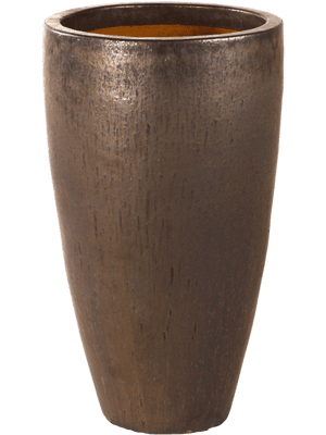 Ghiveci ceramic Partner 36x70 cm maro antichizat