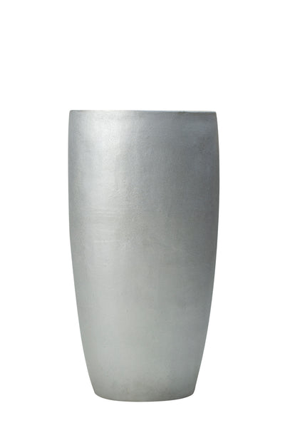 Ghiveci flori D46XH90 cm ceramic Partner extra, argintiu