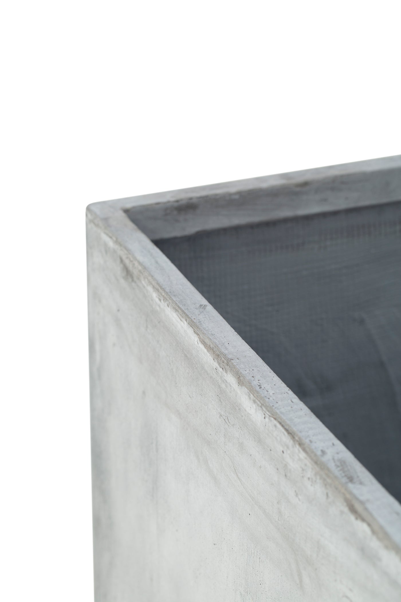 Ghiveci compozit 60x60x60 cm gri ciment