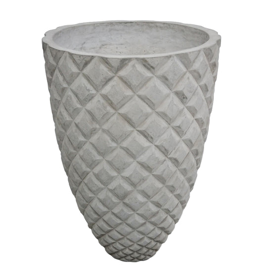 Ghiveci Diamante D75XH105 cm gri ciment