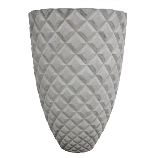 Ghiveci Diamante D75XH105 cm gri ciment